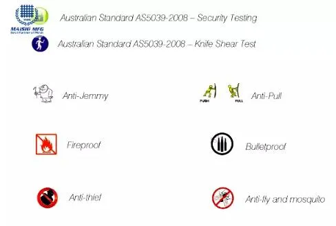 8 mesh stainless steelsecurity window screen
