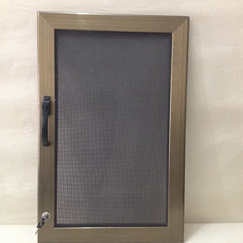 Security screen mesh is made of heavy precision looms