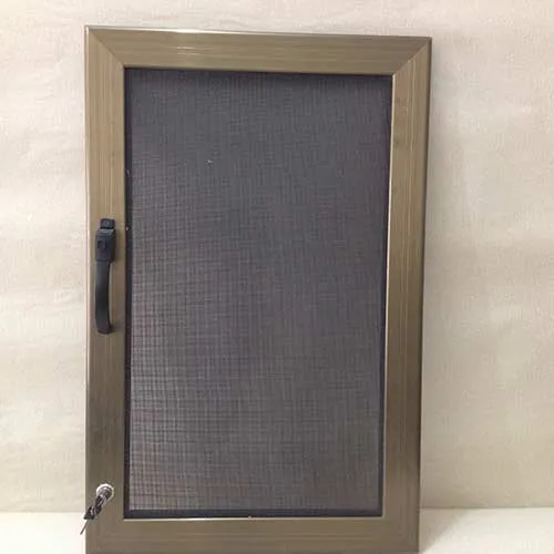 When Security screen mesh is selected, choose square hole or round hole.