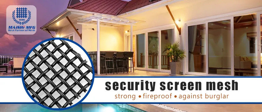 Why MAISHI marine grade security screen mesh can used for more than 10 years?